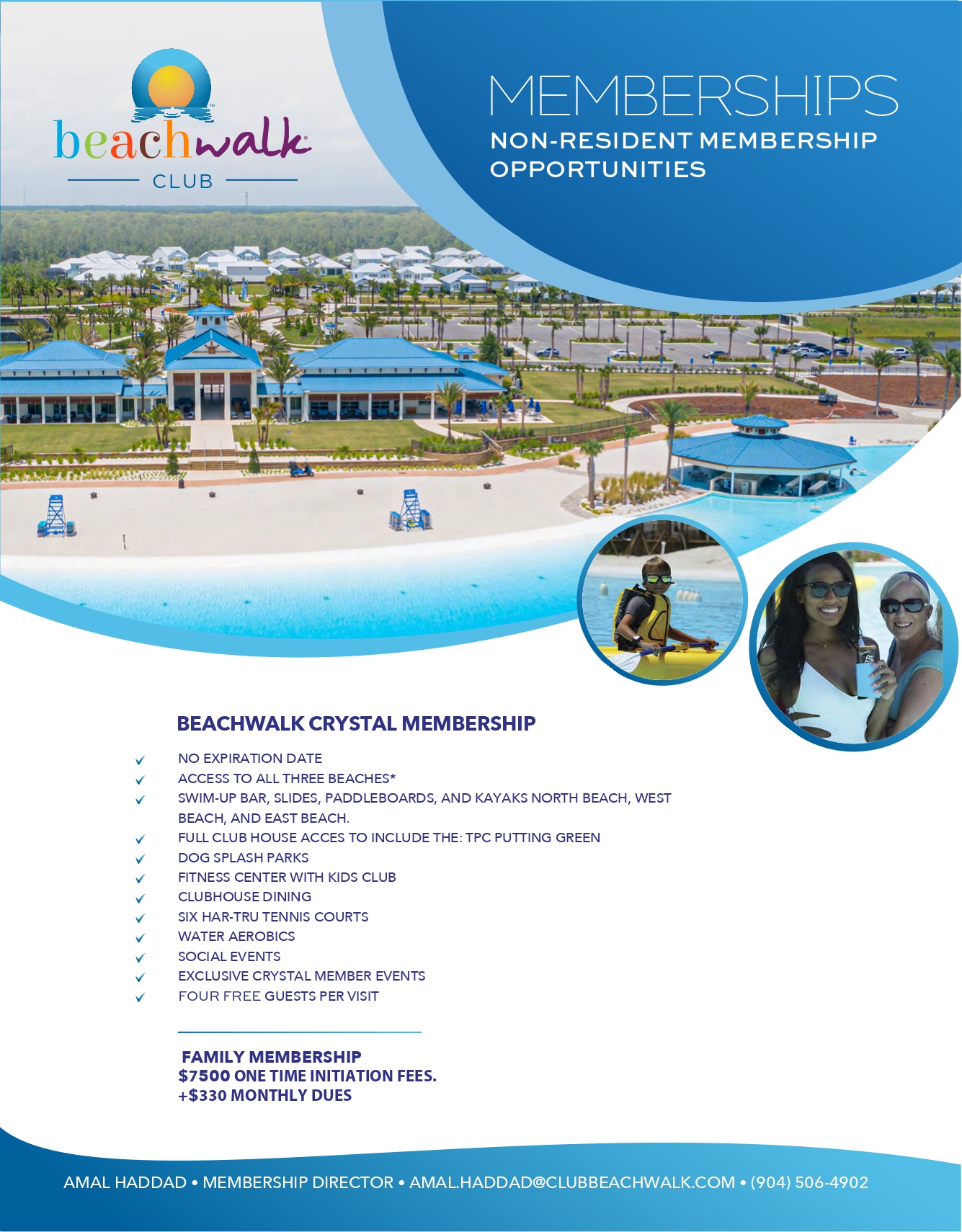 Become a Beachwalk Club Member St. Johns Florida Crystal Lagoon